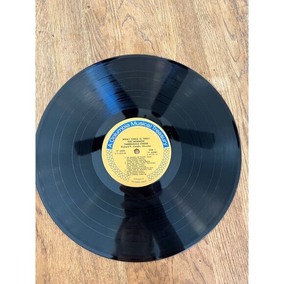 What Child Is This? The Mormon Tabernacle Choir Vinyl 1P 60081 Record Album - Picture 2 of 5